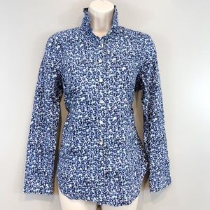 Talbots floral button down